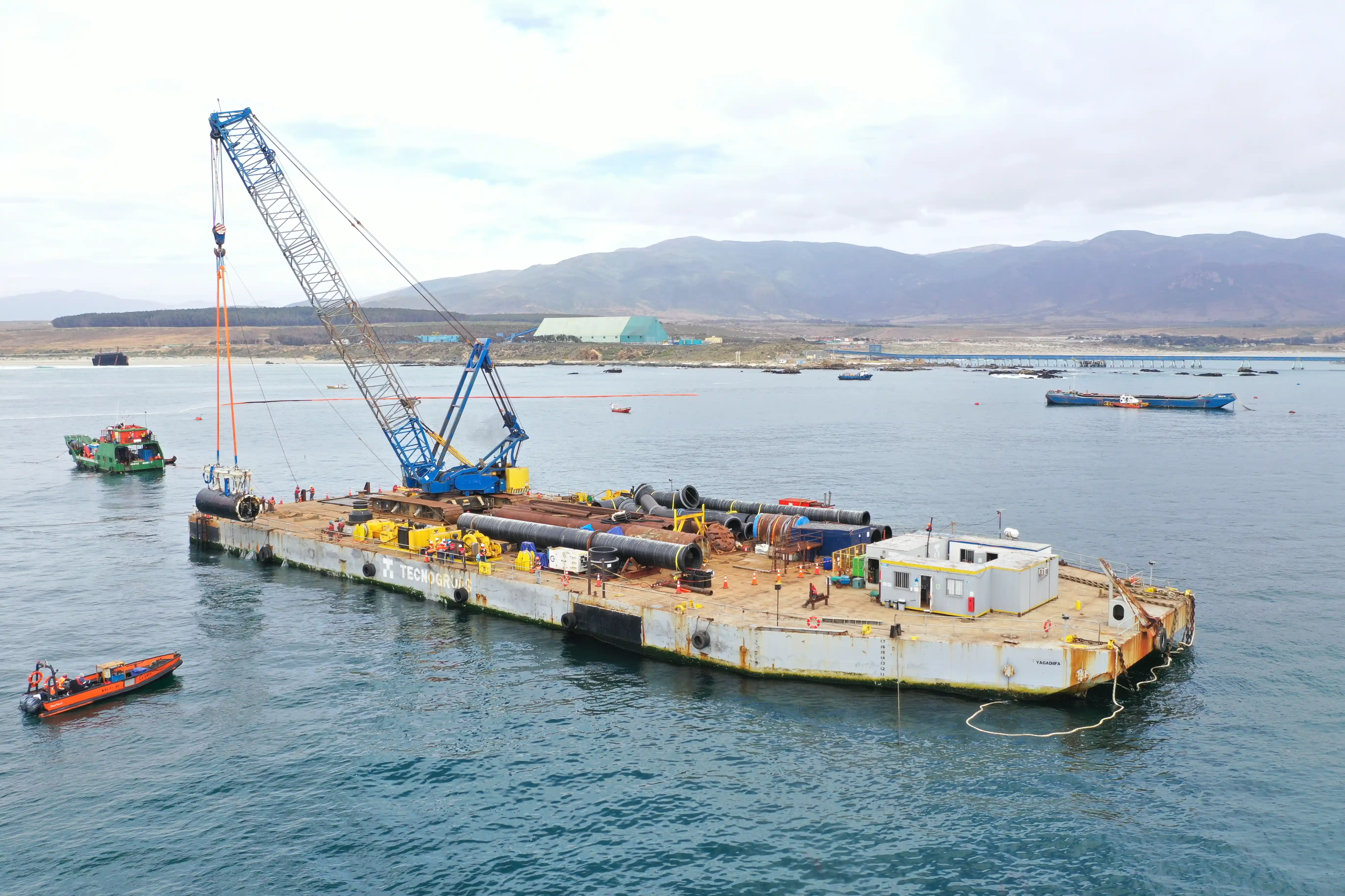 Obras marinas con buceo ECOS